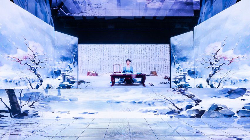 網(wǎng)易云音樂與小冰公司推出虛擬歌手陳水若演唱《風雪千千》。主辦方供圖