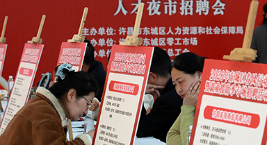 “人才夜市”招聘熱